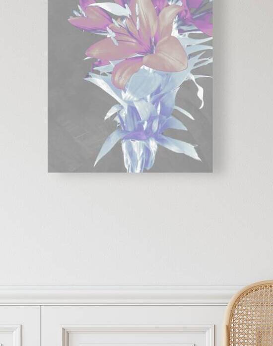 Abstract Pastel Lilies   by Catriona Roberts Nature Photography and Designs