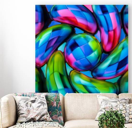 Psychedelic Squares by Dave Bowman