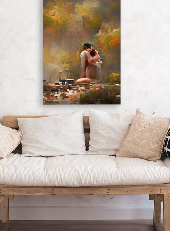 A man who loves a woman is a fine art by Modern art