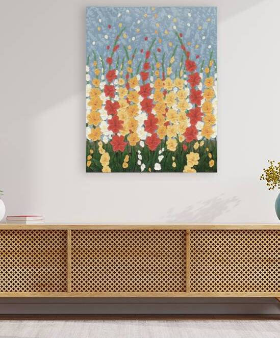 Gladiolas Splendor by Barbara K Spraul