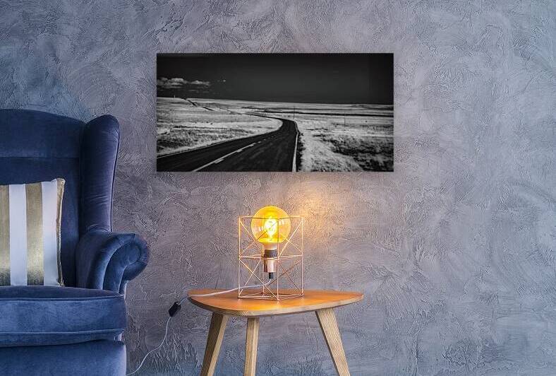 Horizon of Infinite Solitude: Long Black Road by Dream World Images