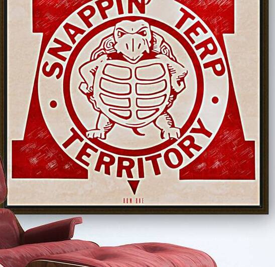 historic vintage maryland terps art row one by Row One Brand