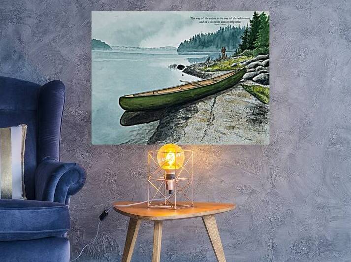 The Way of the Canoe Painting by Stephen Emms