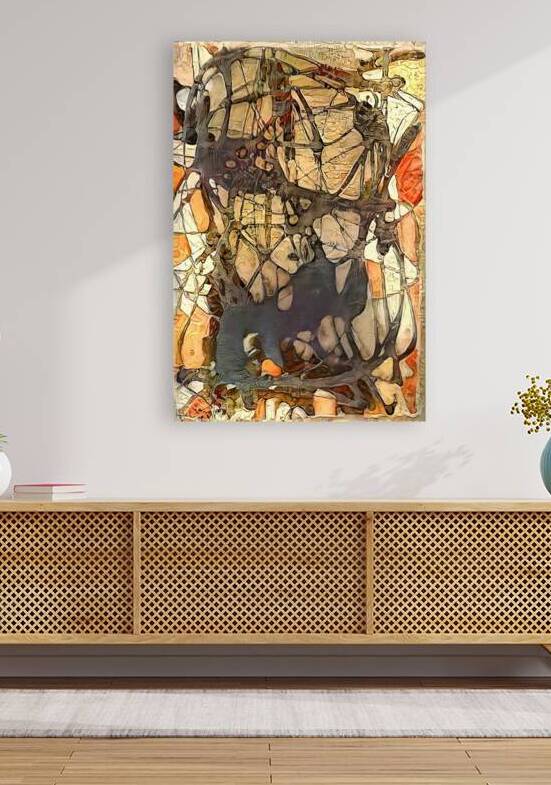 tapestry of ochre and sienna by Luciano