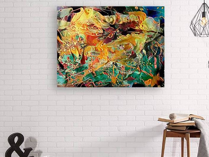 vibrant tendrils of light by Luciano