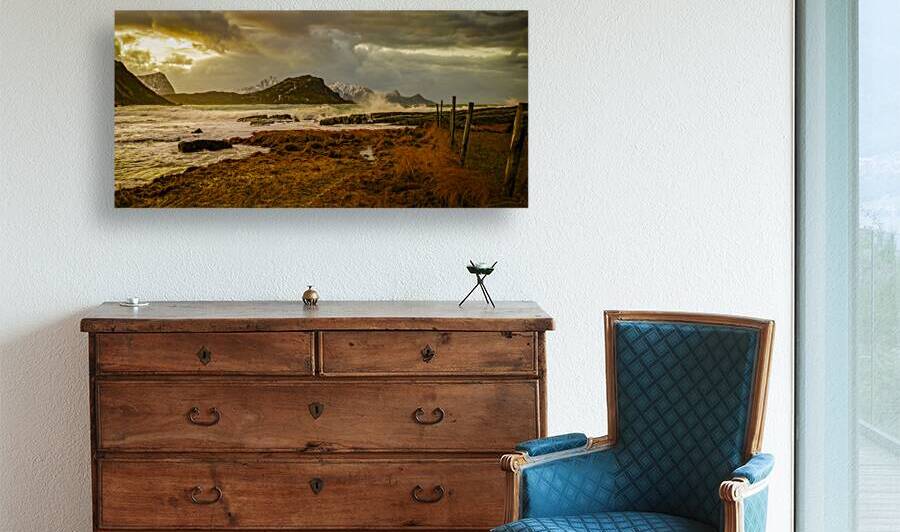 Lofoten Panorama Vik Storms by Norma Brandsberg Photography