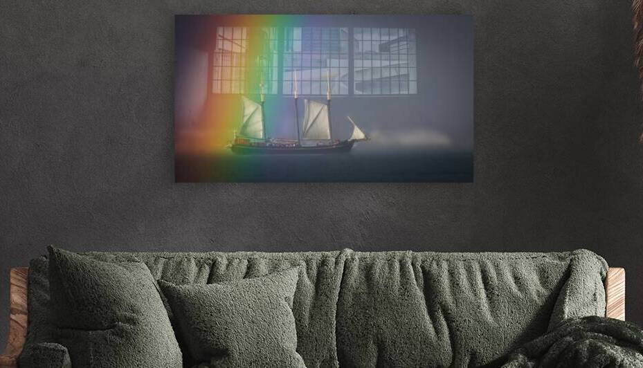 Rainbow Tall Ship by Eden Remme Watt