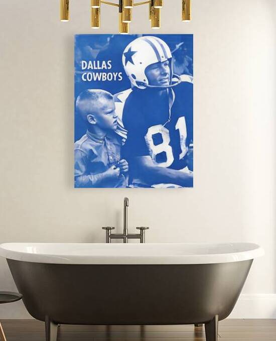 1963 Dallas Cowboys Football Art by Row One Brand