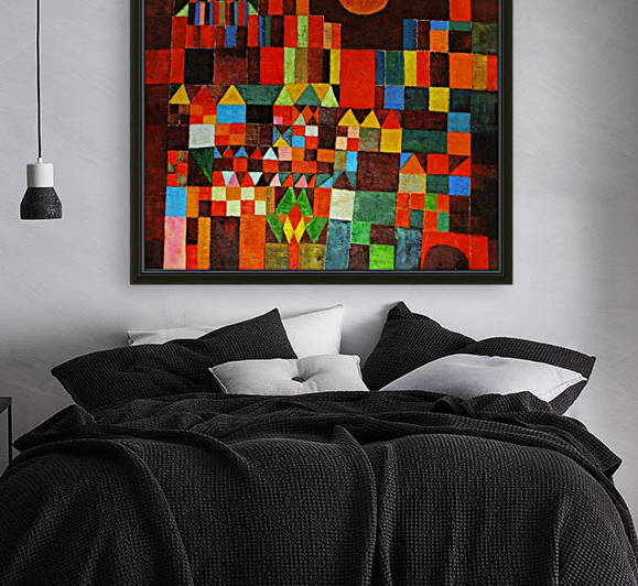 Castle and the sun by Paul Klee