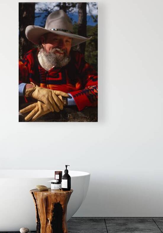 Charlie Daniels at His Ranch by Michael W Rutherford