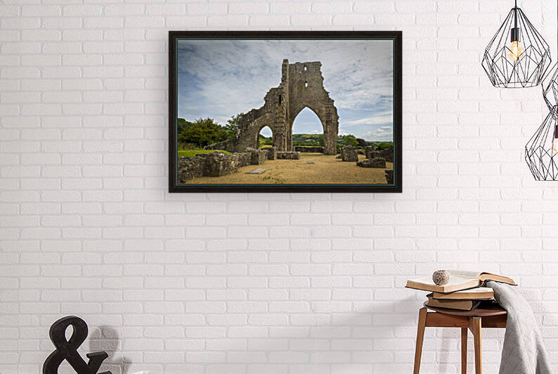 The ruins of Talley Abbey by Leighton Collins