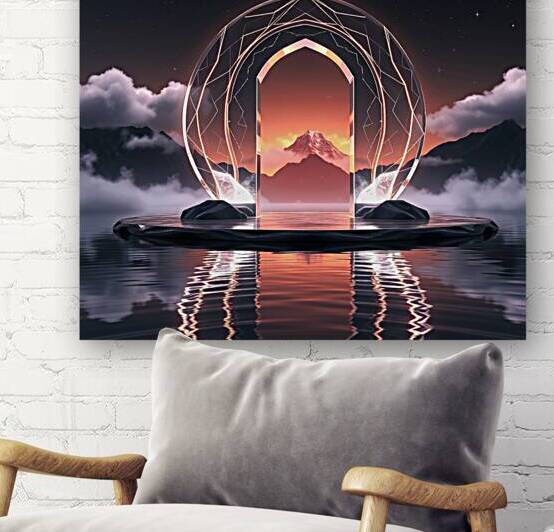 Starry Peach Processional  by Byron Johnson