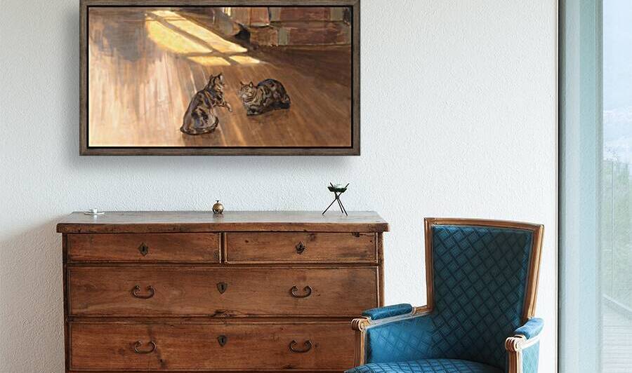 Cats with Morning Light by Row One Brand