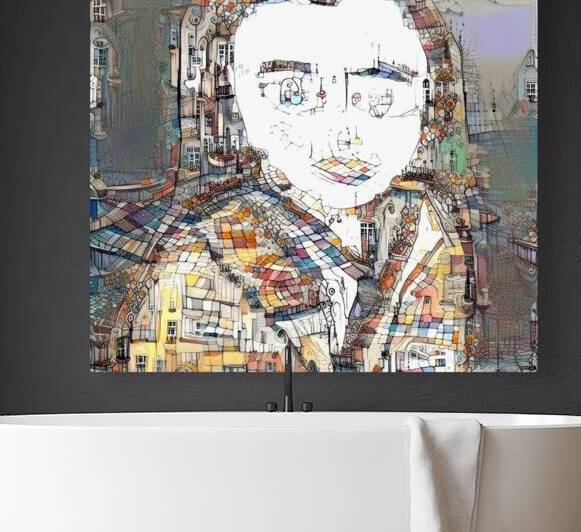 rooftops and windows. by Luciano