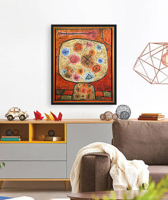 Flowers in stone by Paul Klee