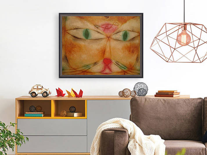 Cat and Bird by Paul Klee