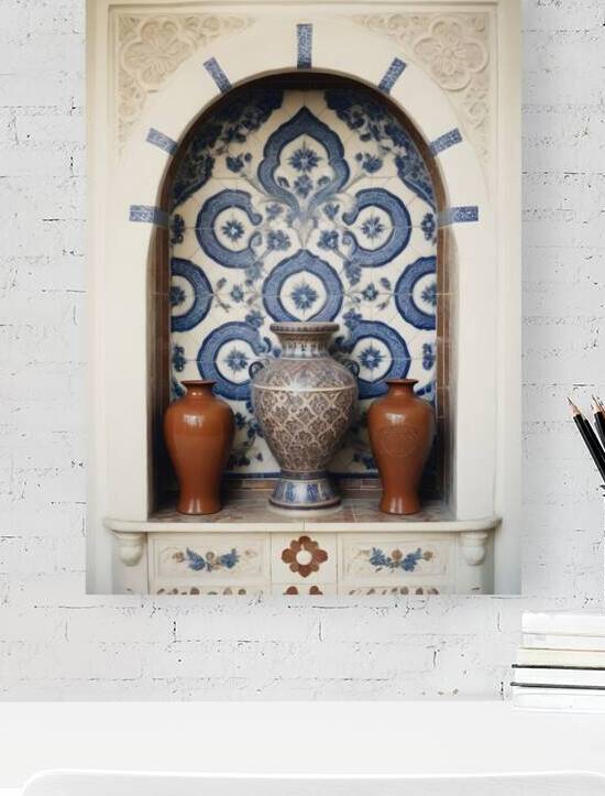 Analog vintage film photo A large ornate vase wit by aws