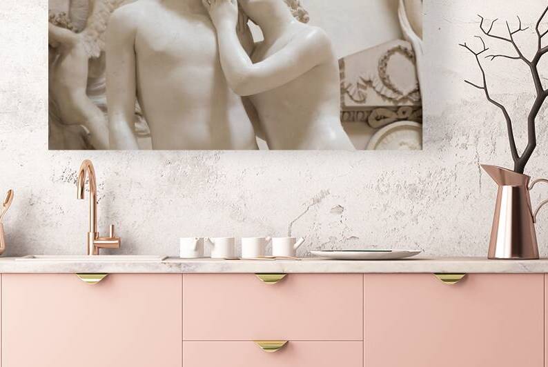 Venus and Adonis by sculptor Antonio Canova 1794 - plaster by Paolo Modena