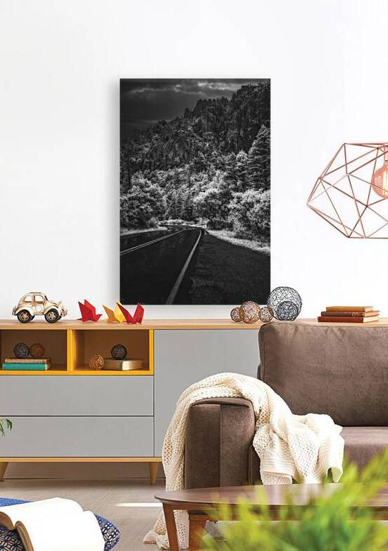 Shadowed Path to Tranquil Peaks by Dream World Images