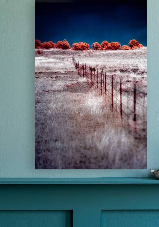 Fence Through a Surreal Horizon by Dream World Images