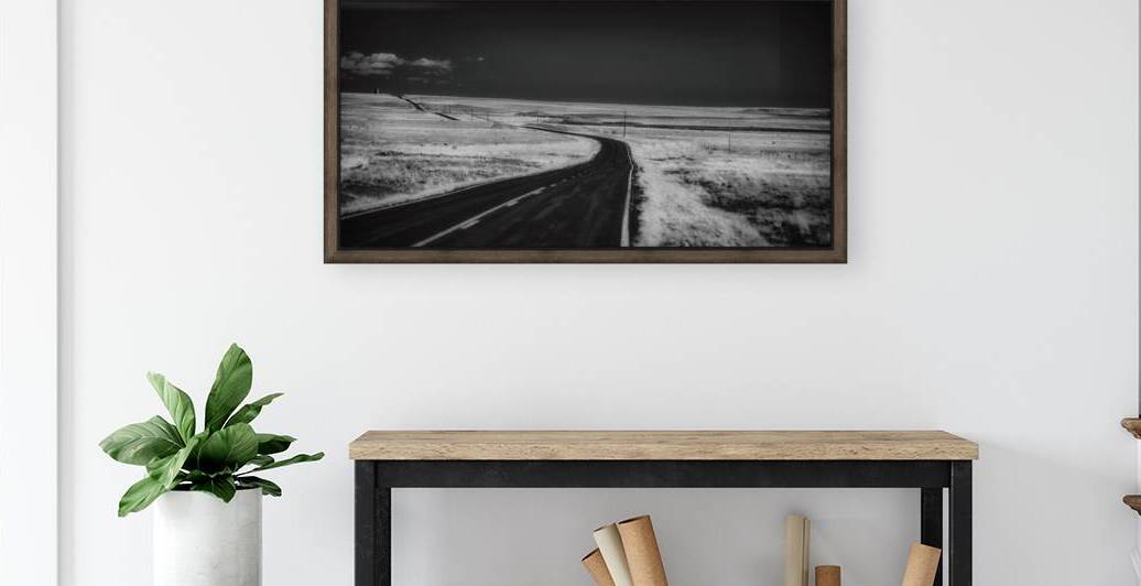 Horizon of Infinite Solitude: Long Black Road by Dream World Images