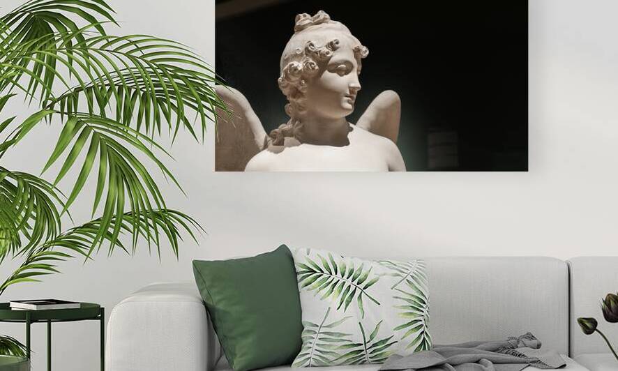 Winged Cupid by sculptor Antonio Canova 1795 plaster by Paolo Modena