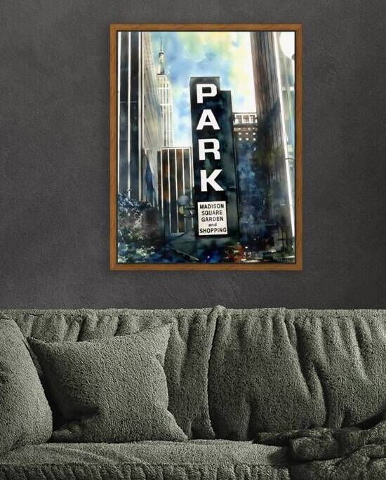 New York City and Madison Square Garden Parking by Row One Brand