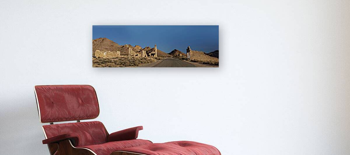The Road to Rhyolite - Rhyolite ghost town near Beatty Nevada by Mike Lee