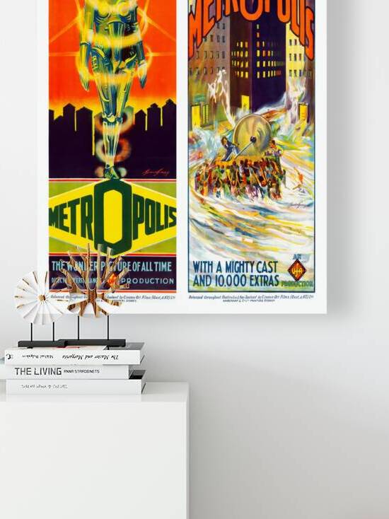 Metropolis Twin poster by Vintage Poster Prints