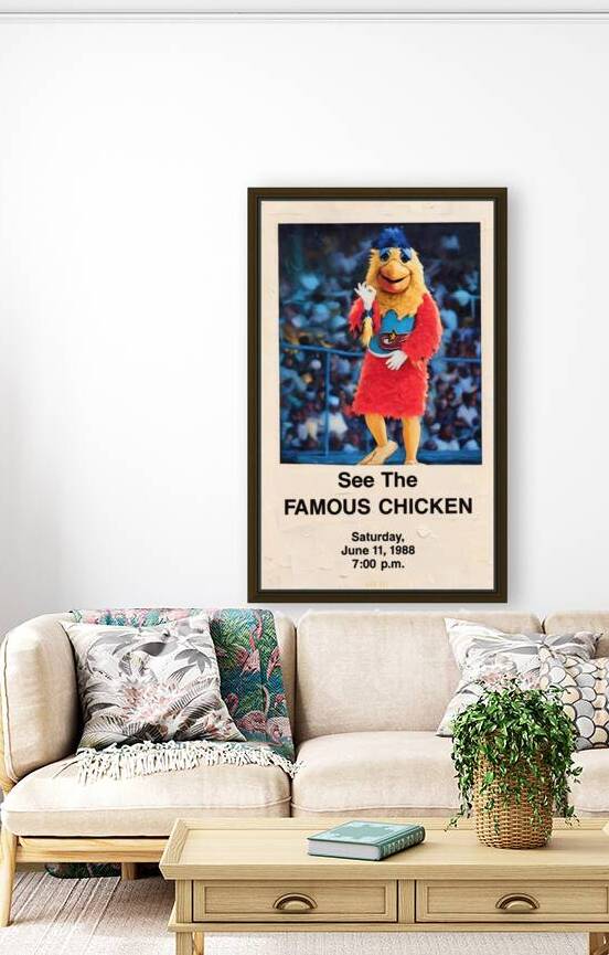 1988 san diego chicken art by Row One Brand