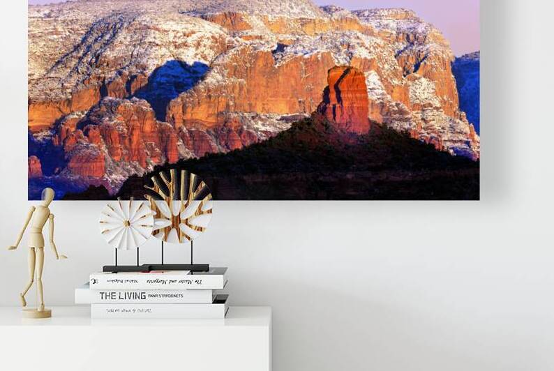 Snow-Dusted Red Rocks at Sunrise: Sedona Arizona by Shallowshark