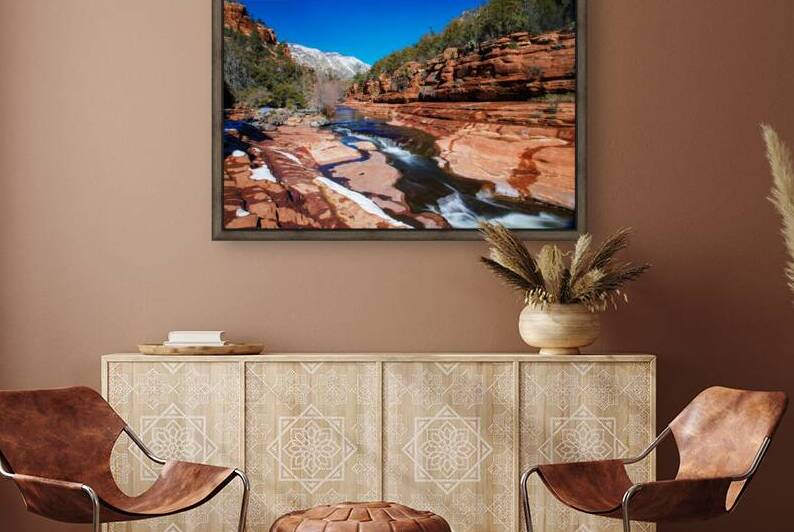 Slide Rock in Winter: Sedona Arizona by Shallowshark