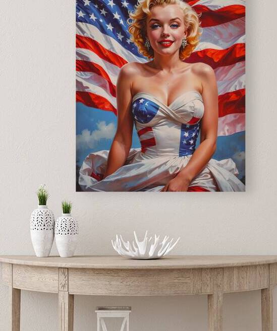 AI Art Pop Art Superstars Marilyn Monroe 2 by TOPARTGALLERY