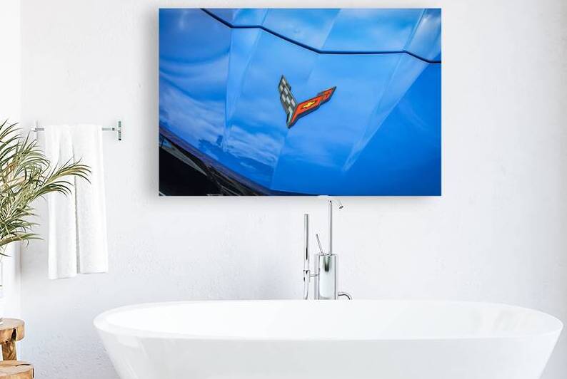 2024 Riptide Blue Corvette Stingray C8 X12 3 by Rich Franco