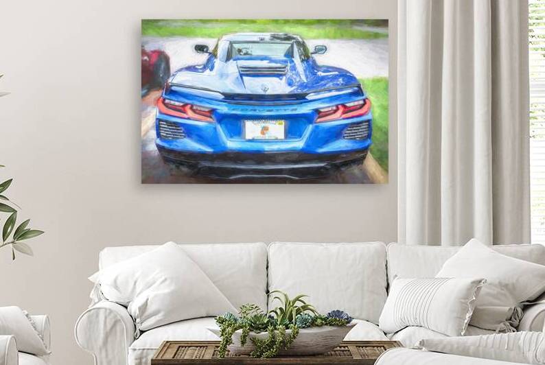 2024 Riptide Blue Corvette Stingray C8 X12 11 by Rich Franco