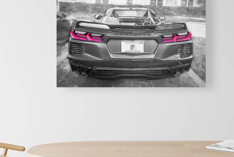 2024 Riptide Blue Corvette Stingray C8 X12 13 by Rich Franco