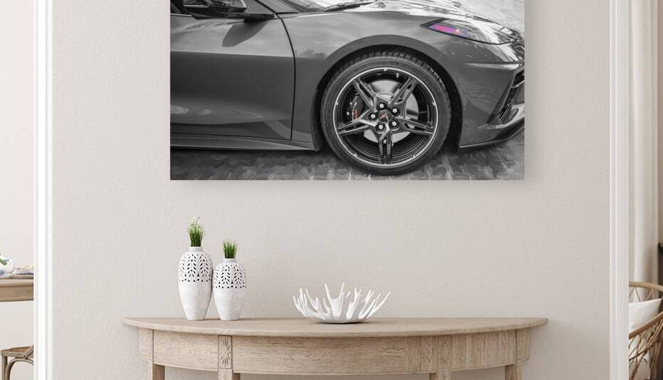 2024 Riptide Blue Corvette Stingray C8 X12 14 by Rich Franco