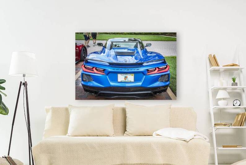 2024 Riptide Blue Corvette Stingray C8 X12 17 by Rich Franco