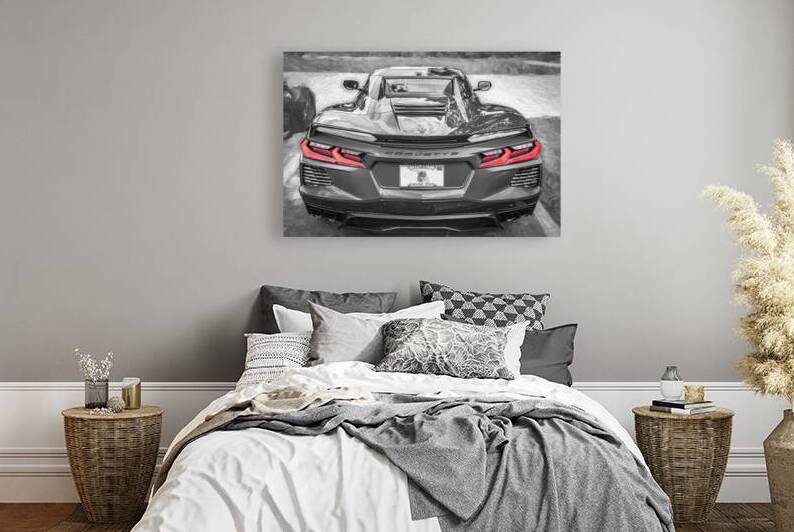 2024 Riptide Blue Corvette Stingray C8 X12 23 by Rich Franco