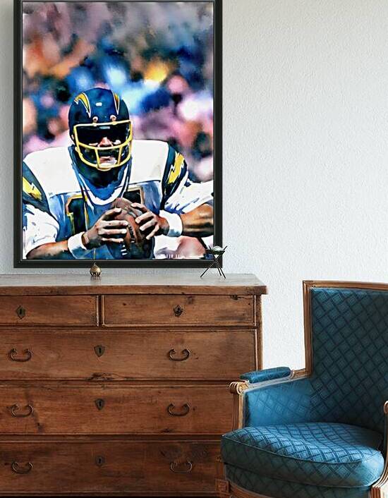 1986 Dan Fouts Art by Row One Brand