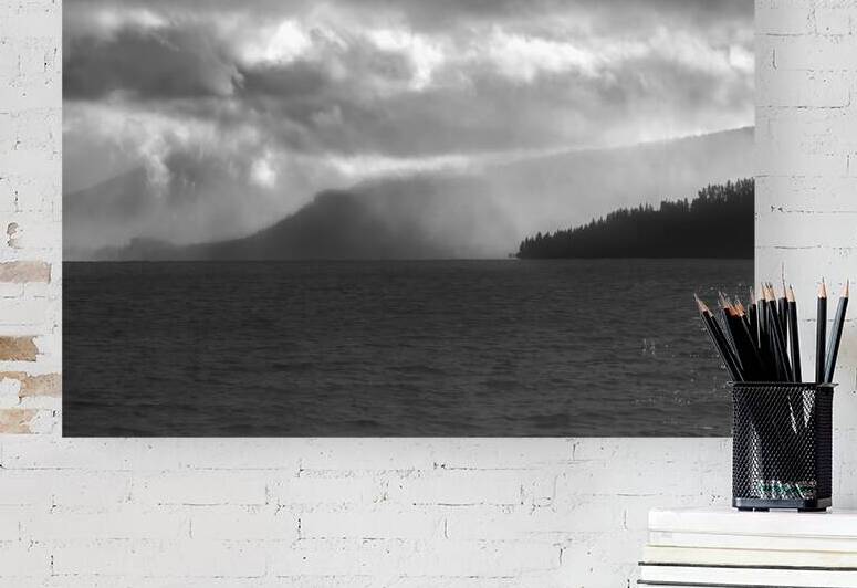 Lake Tahoe Storm Drama Silhouette by Norma Brandsberg Photography
