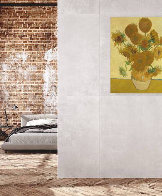 Vincent van Gogh - Still Life - Vase with Fifteen Sunflowers 1888  by Wirla