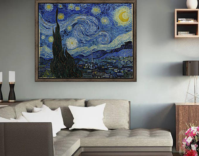 Vincent Van Gogh: The Starry Night HD 300ppi by Stock Photography