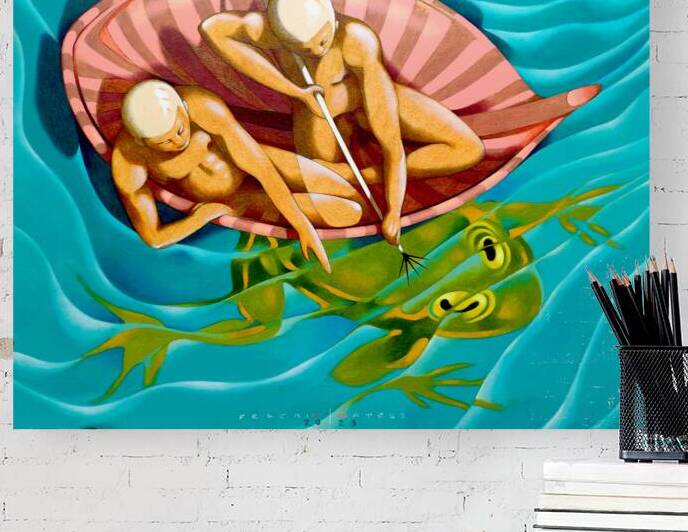 The capture of the giant frog by federicocortese