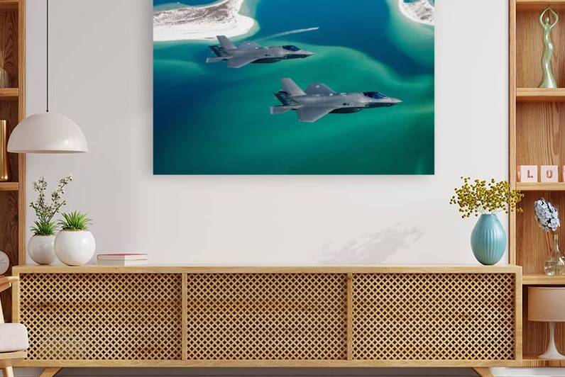 F-35A Lightning IIs  by Conceptual Photography