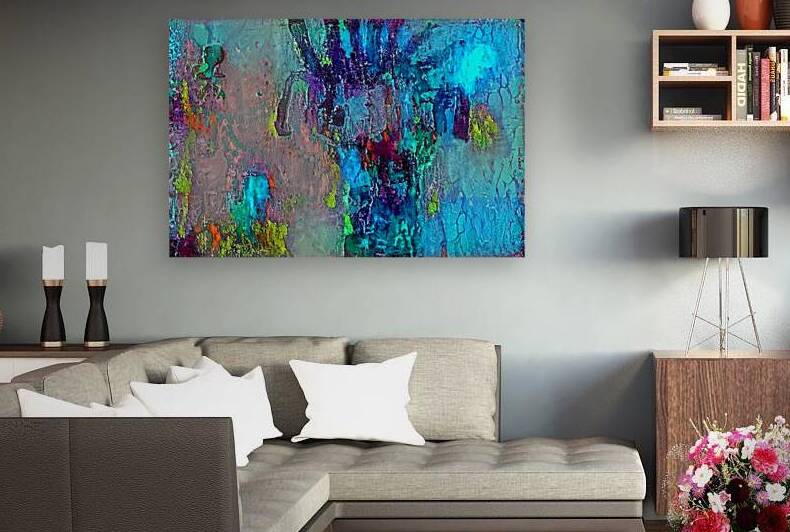 dIPPED IN THE BLUE by Luciano