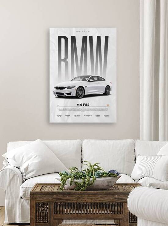BMW M4 F82 Print by Conceptual Photography