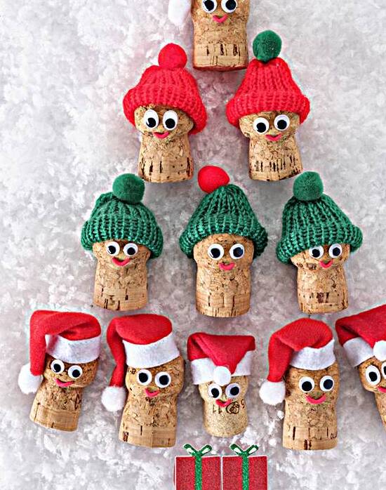 Seasonal Cork Art by Assaf Frank