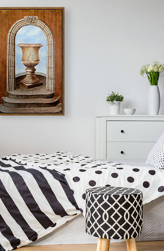 Marbled Urn Alcove - Trompe Loeil by Wallshazam