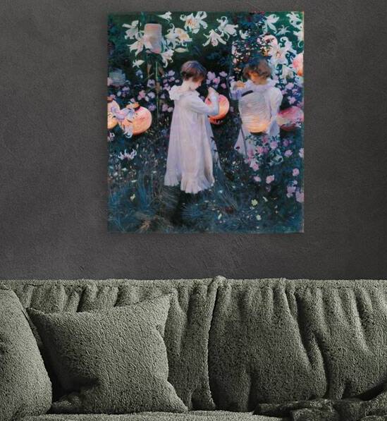 John Singer Sargent - Carnation Lily Lily Rose 1886 by Wirla